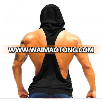 Apparel Sport Men Casual Hoodie Sleeveless Zipper Jacket Vest