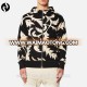 2018 fashion spring print sport zipper slim fit hoodie jacket men for wholesale